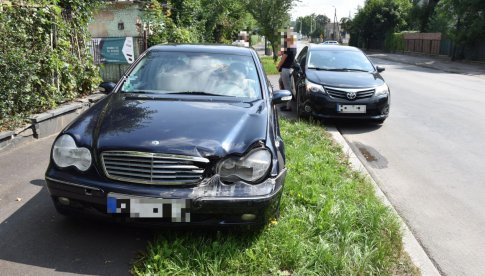 Zderzenie pojazdów na Kilińskiego w Dzierżoniowie