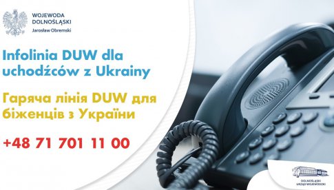 Infolinia DUW dla uchodźców z Ukrainy