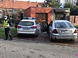 Zderzenie volvo z fordem w Dzierżoniowie