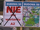 Trzeci protest samochodowy przeciwko planowanemu przebiegowi drogi S8 [Foto]