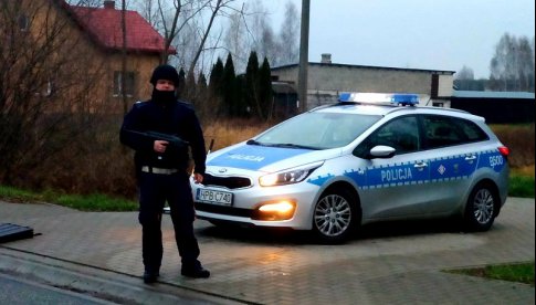 Ząbkowiccy policjanci również strzegą bezpieczeństwa przy granicy polsko-białoruskiej