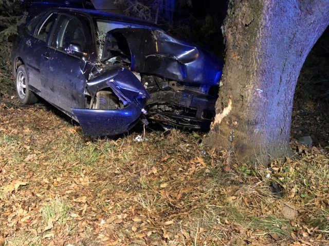 Wypadek na ósemce w Wilkowie Wielkim w powiecie dzierżoniowskim