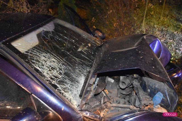 Wypadek na ósemce w Wilkowie Wielkim w powiecie dzierżoniowskim