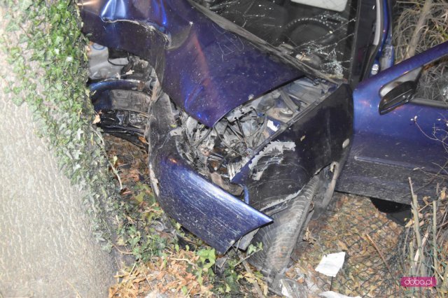 Wypadek na ósemce w Wilkowie Wielkim w powiecie dzierżoniowskim