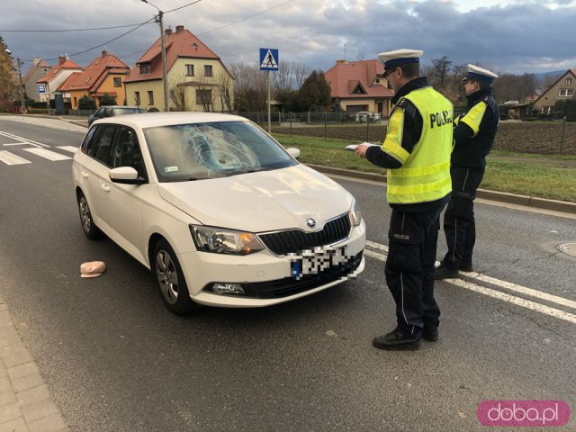 potrącenie w Dzierżoniowie