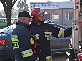 Pożar bmw w Dzierżoniowie