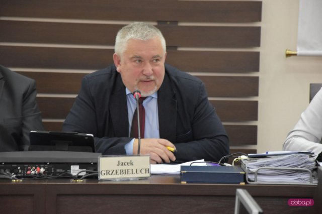 Michał Dworczyk na sesji Rady Powiatu