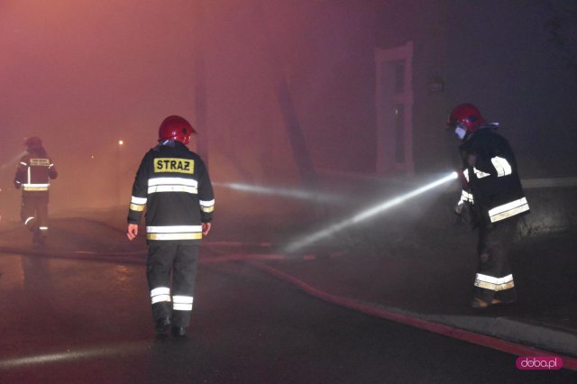 Pożar na Obywatelskiej w Pieszycach