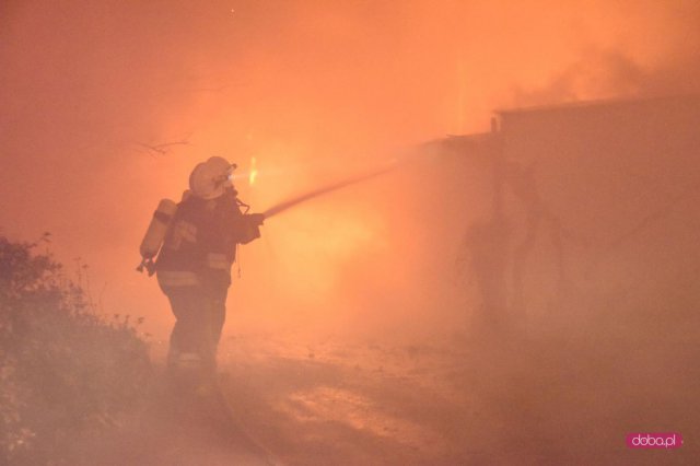 Pożar na Obywatelskiej w Pieszycach