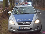 Seatem wypadła z drogi w Nowiźnie