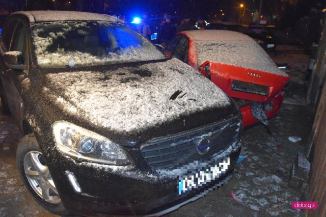 Audi wypadło z drogi w Piławie Dolnej