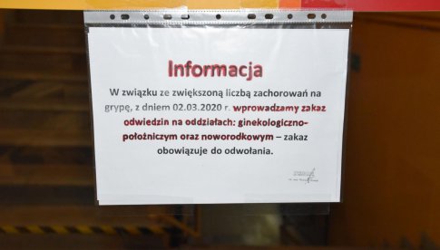 Zakaz odwiedzin na oddziałach Szpitala Powiatowego w Dzierżoniowie