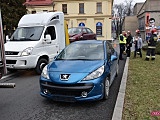 Zderzenie dwóch pojazdów w okolicy kina Zbyszek