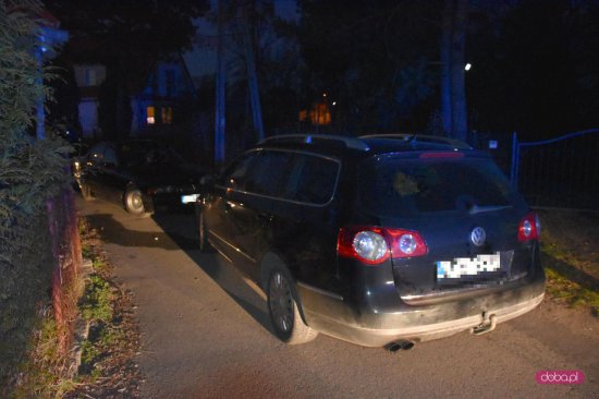 Zderzenie bmw i volkswagena w Nowiźnie