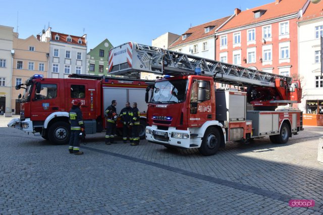Straż pożarna w ratuszu w Dzierżoniowie