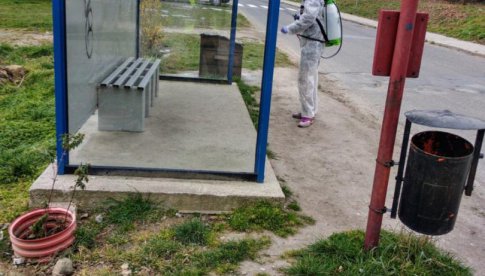 Kolejne dezynfekcje miejsc publicznych w Niemczy