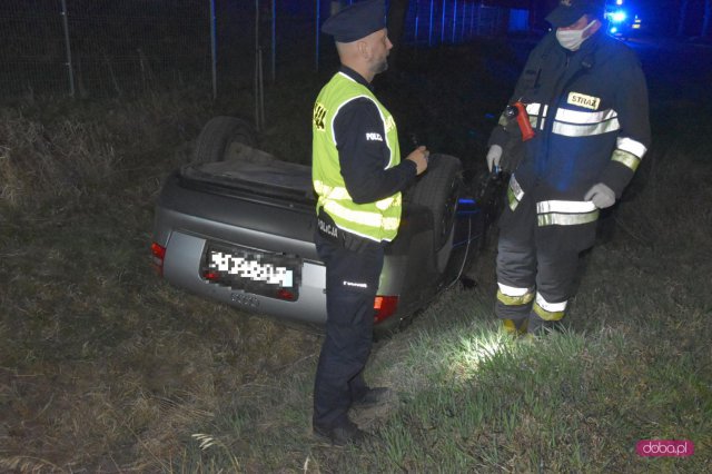 Audi dachowało na drodze Mościsko - Tuszyn 