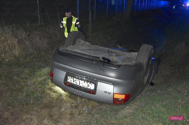 Audi dachowało na drodze Mościsko - Tuszyn 