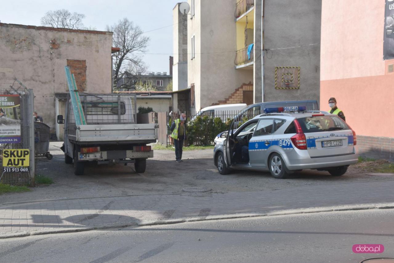Zderzenie samochodu dostawczego z ciężarowym