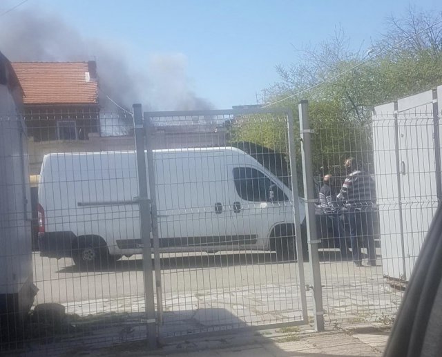 Pożar poddasza w Piławie Górnej!