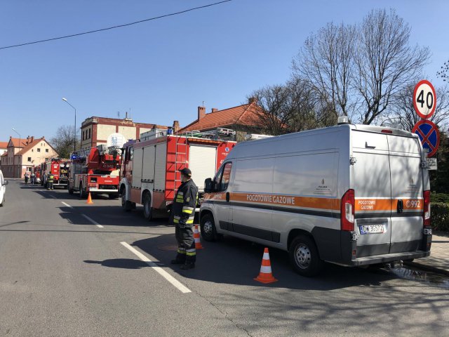Pożar poddasza w Piławie Górnej!