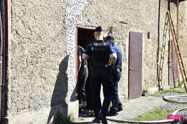 Pożar poddasza w Piławie Górnej!