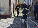Pożar poddasza w Piławie Górnej!