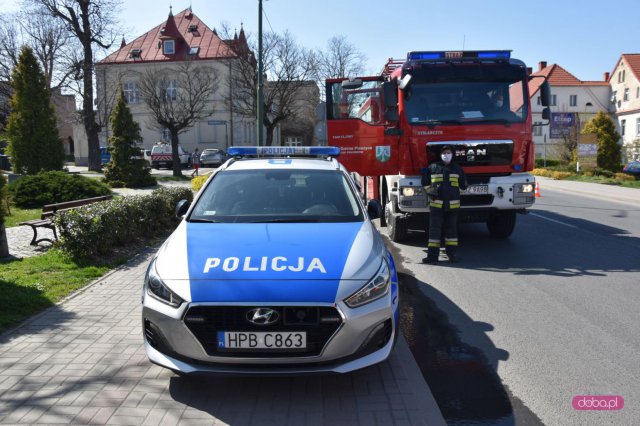 Pożar poddasza w Piławie Górnej!