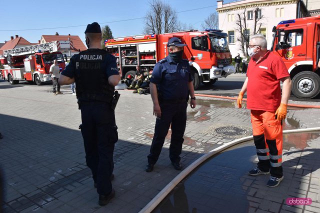 Pożar poddasza w Piławie Górnej!