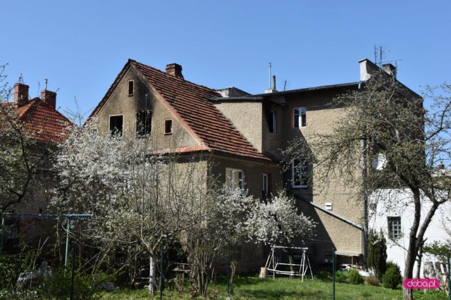 Pożar poddasza w Piławie Górnej!