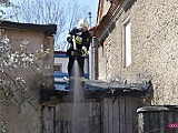 Pożar poddasza w Piławie Górnej!