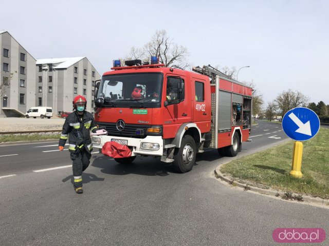 Kolizja na drodze Bielawa - Dzierżoniów