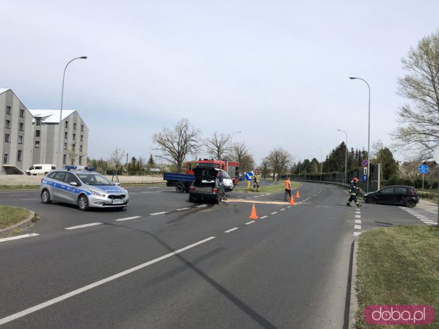 Kolizja na drodze Bielawa - Dzierżoniów