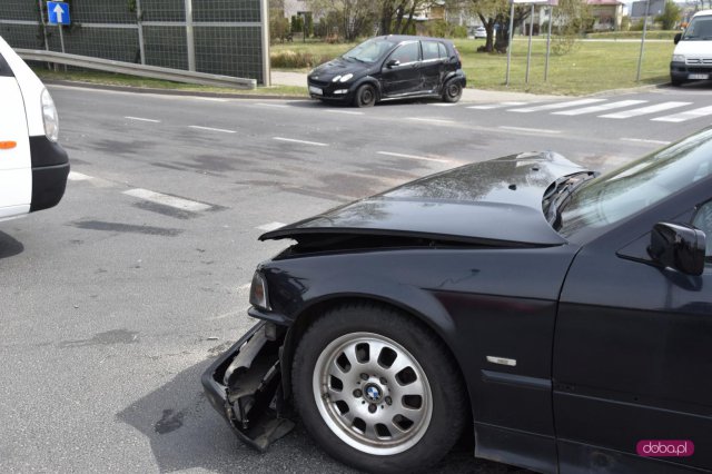 Kolizja na drodze Bielawa - Dzierżoniów