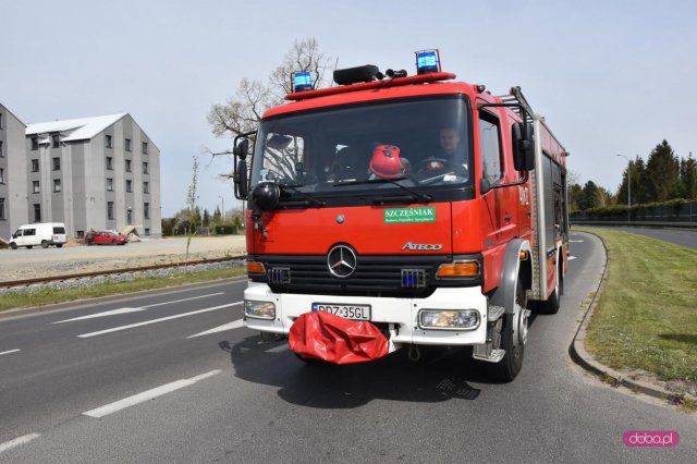 Kolizja na drodze Bielawa - Dzierżoniów