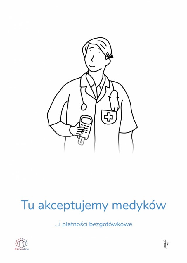 Robią plakaty by wesprzeć medyków. Ruszyła akcja „Nie boję się medyka”