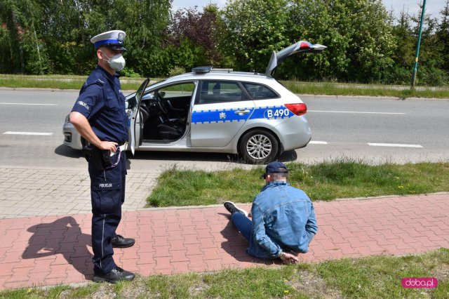 Akcja policji na bielawskiej obwodnicy