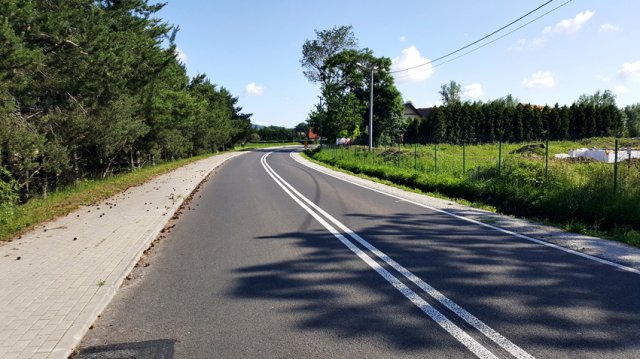 Inwestycja drogowa we Włókach za 1,4 mln złotych – oddana do użytkowania