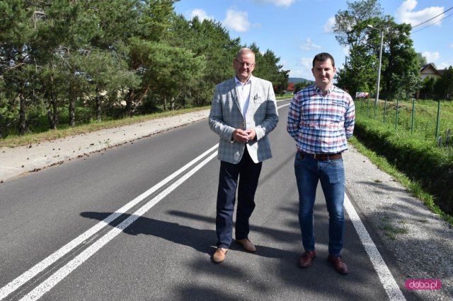 Inwestycja drogowa we Włókach za 1,4 mln złotych – oddana do użytkowania