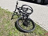 Potrącenie małoletniej rowerzystki w Mościsku
