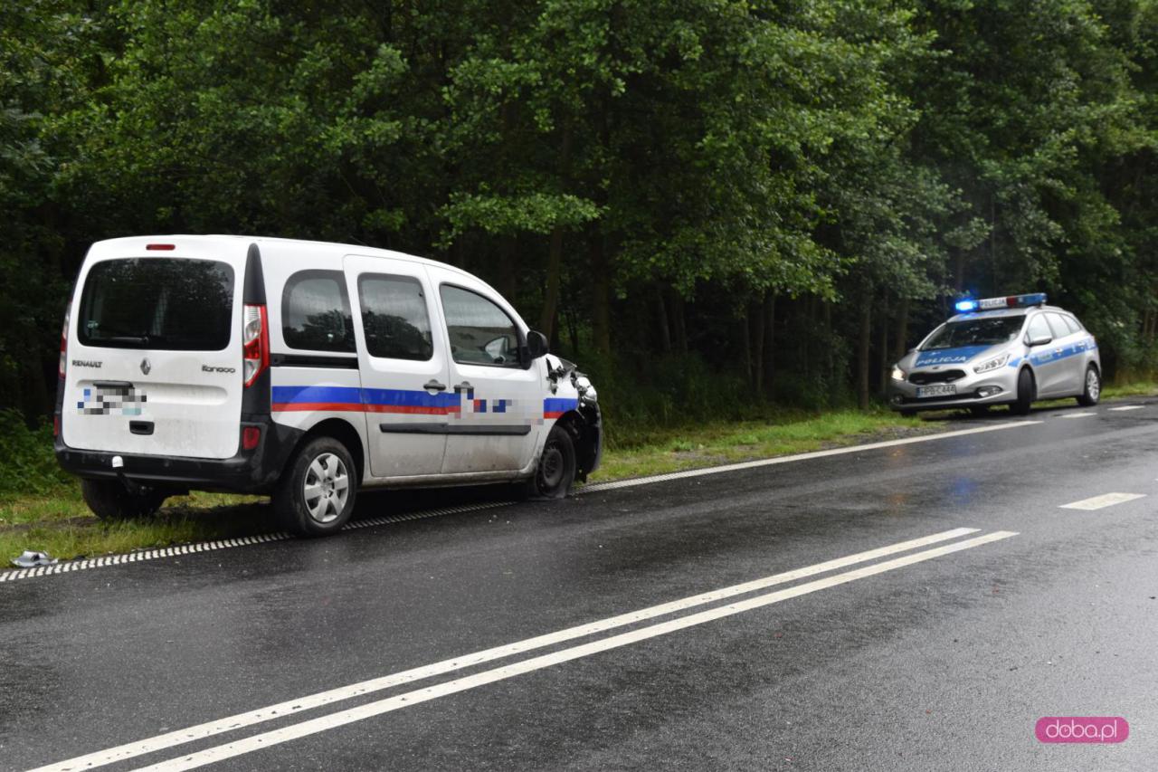 Zderzenie dwóch pojazdów w Kołaczowie
