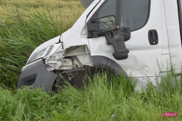 Wypadek na drodze Pieszyce - Dzierżoniów! 