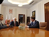 Premier Saksonii Michael Kretschmer gościem Wojewody Dolnośląskiego