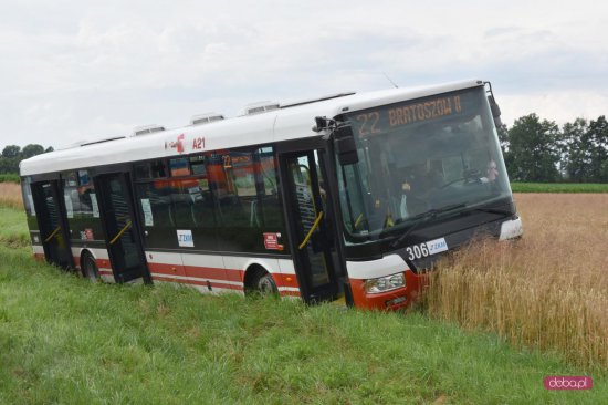 Wypadek autobusu linii nr 22