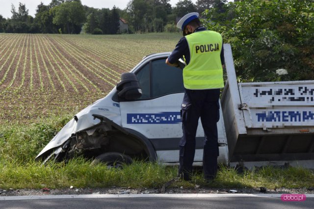 Zderzenie trzech samochodów na ósemce