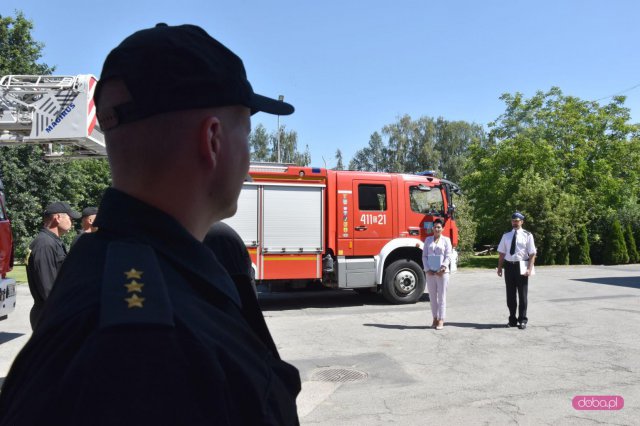 Podziękowania dla strażaków za akcję przy pożarze w Pieszycach