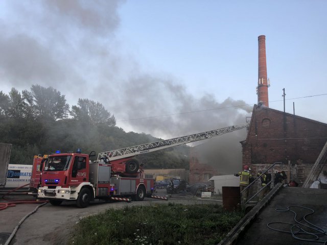 Pożar w Bielawie