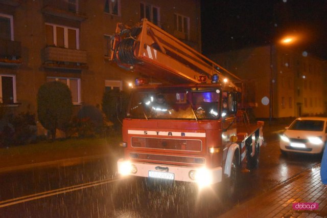 Nocna interwencja straży pożarnej w Pieszycach