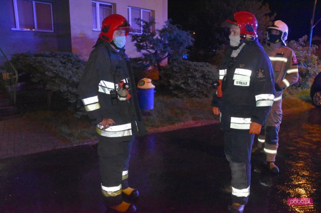 Nocna interwencja straży pożarnej w Pieszycach