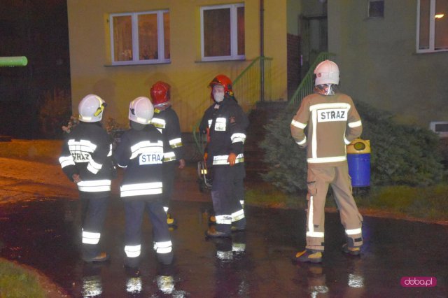 Nocna interwencja straży pożarnej w Pieszycach